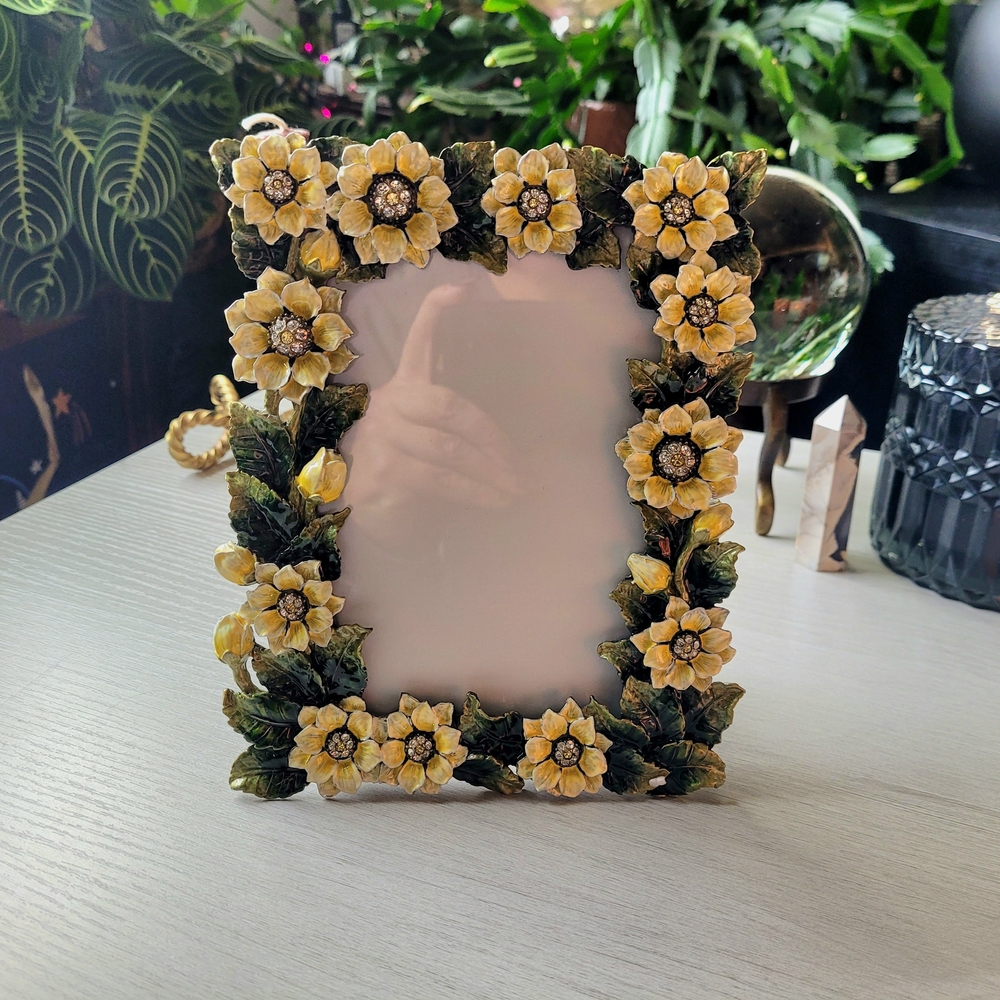 🌻 Sunflower Metal Picture Frame 4x6